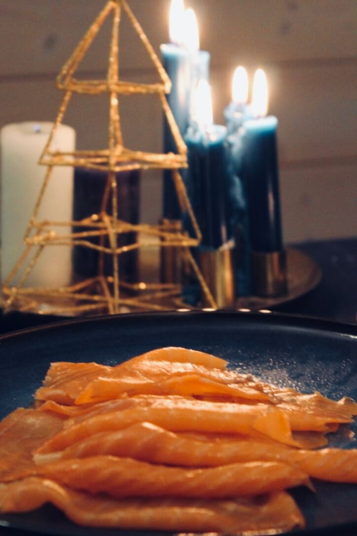 tranche de saumon fumé