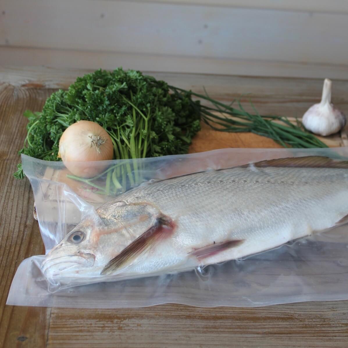 maigre entier sous vide