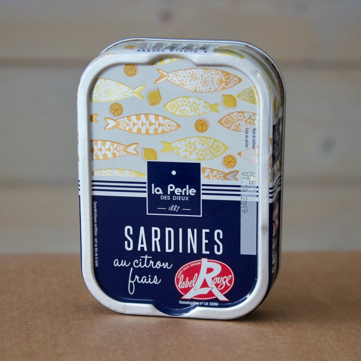 sardines Label Rouge au citron frais