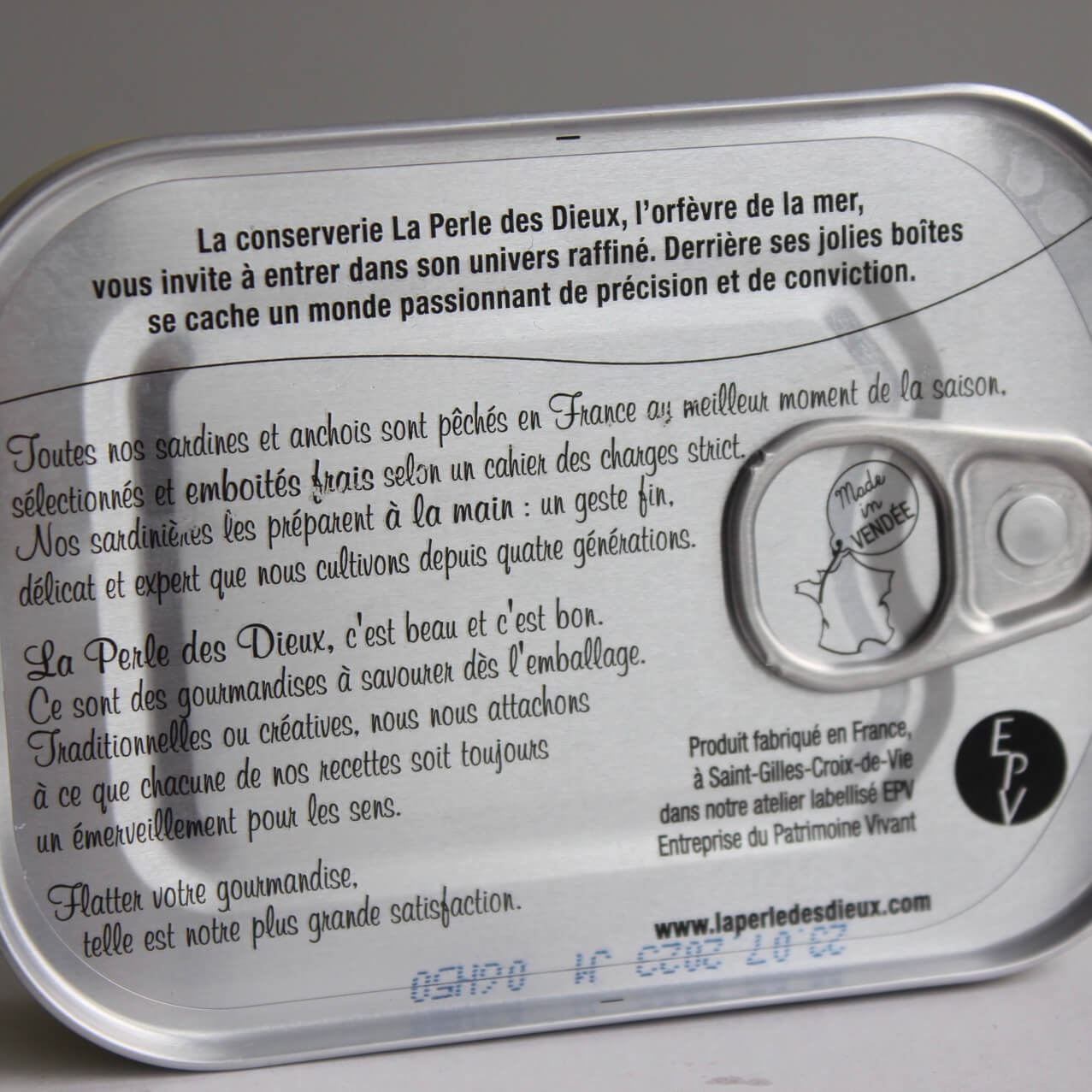 sardines citron bio sans huile