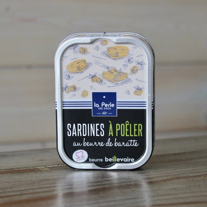sardines à poêler au beurre de baratte