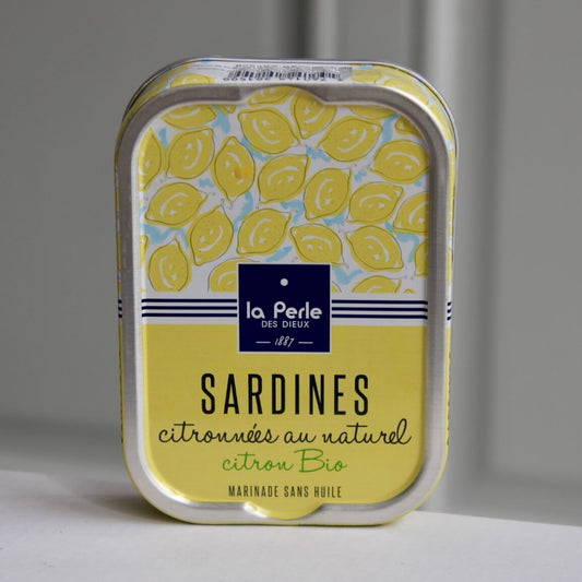 sardines citron bio sans huile
