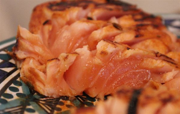 coeur de saumon tataki